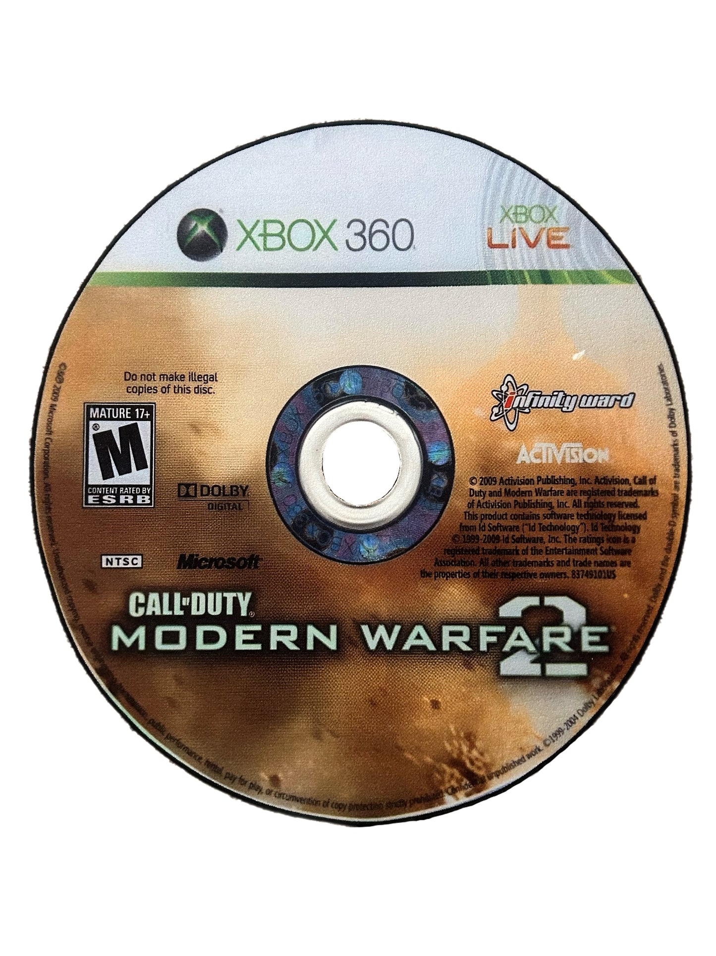 Modern Warfare 2 CD Rug