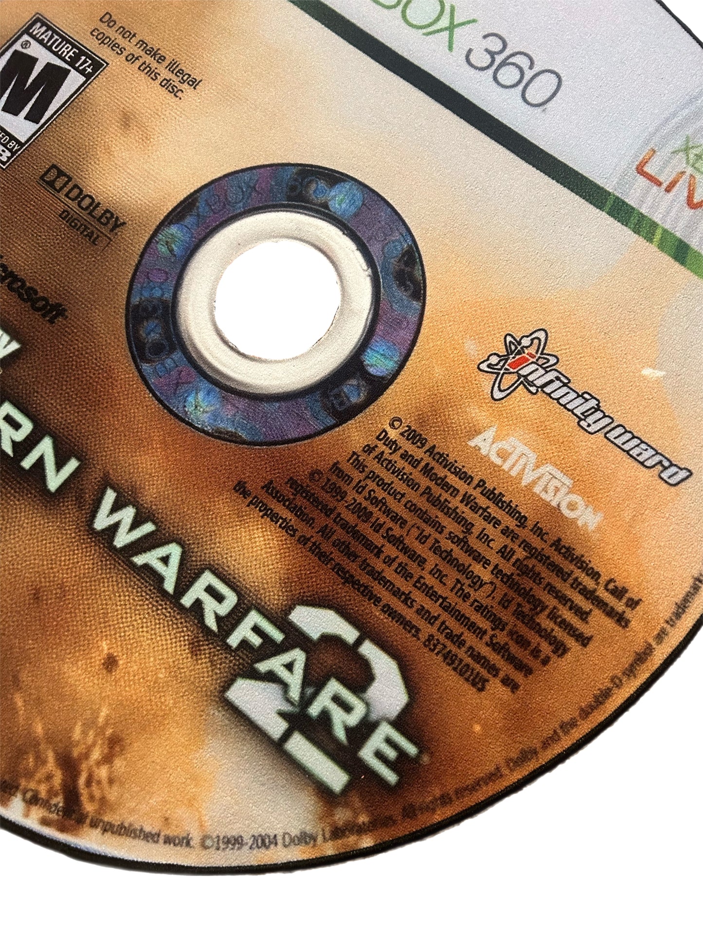 Modern Warfare 2 CD Rug